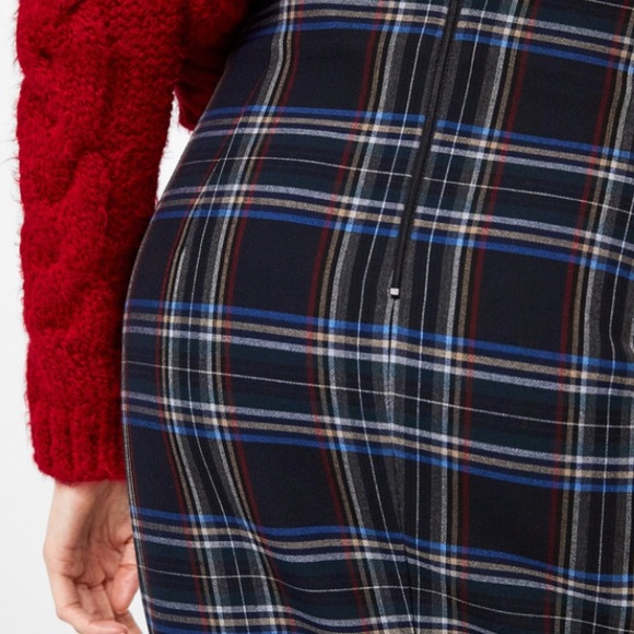 Zara plaid pencil skirt - Picture 5 of 7